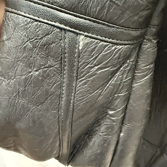 USAF Jacket Mens Black Type G-8 Shearling Bomber Sheepskin Flight Vintage Large - Picture 10 of 16